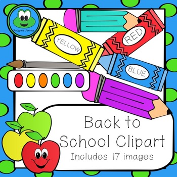 Back To School Clip Art By Unfrogettable Teachers Pay Teachers