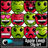 Apple Emoji Back to School Emotions Clip Art