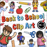 Back to School Clip Art (Students, Teachers and School Sup