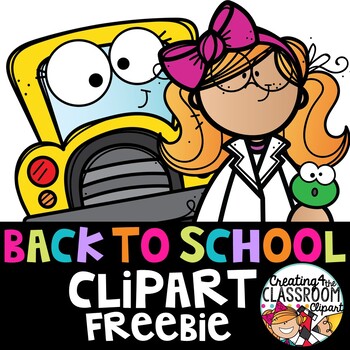 Preview of Back to School Clipart Freebie {Creating4 the Classroom}