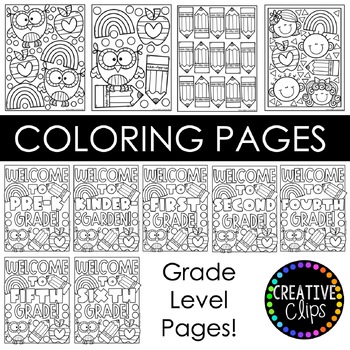 free printable back to school clipart
