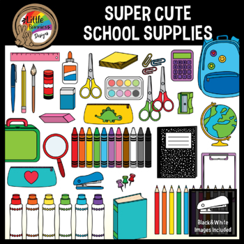 cute school supplies