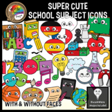 Back to School Clipart | Super Cute School Subject Icons - Schedule Icons