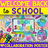 Back to School Collaborative Poster Activity | First Week 