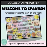 Back to School Collaborative Poster for Spanish class