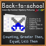 Back To School Counting Worksheet Beginning Of The Year Ac