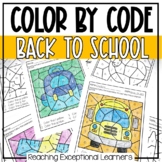 Back to School Color by Code