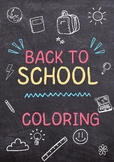 Back to School Coloring Book for Kids | 20 Pages | Boys and Girls