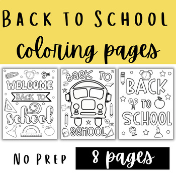 Vibrant Adventures: Back-to-School Supplies Coloring