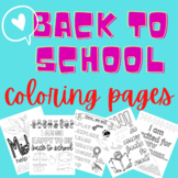 Back to School Coloring Pages