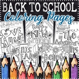 Back to School Coloring Pages | 8 Fun Doodle Designs