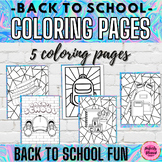 Back to School Coloring Pages | Fun Activities | First Wee