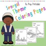 Coloring Pages for kids| Senegal