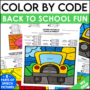 Back To School Color-By-Number Mystery Pictures Coloring Pages - Printables  & Worksheets