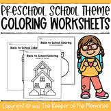 Back to School Coloring Printable Worksheets