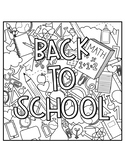 Back to School Coloring Sheets