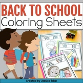 Back to School Coloring Pages - Back to School Color by Nu