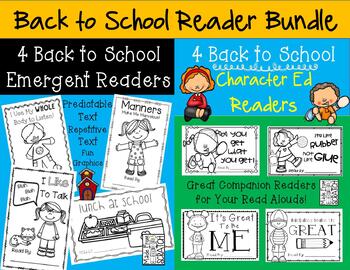 Preview of Back to School Combo Pack - School Procedures and Character Ed for Early Grades