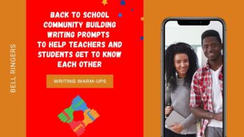 Preview of Back to School Community Building Writing Bell Ringers