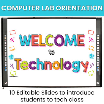 Preview of Back to School Computer Lab Orientation Presentation