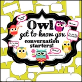 Back to School Conversation Starters for Speech Therapy