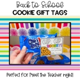 Back to School Cookie Gift Tags | Student Gifts | Meet the
