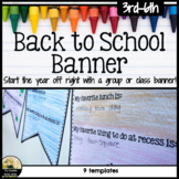 Back to School Counseling Activity Banner