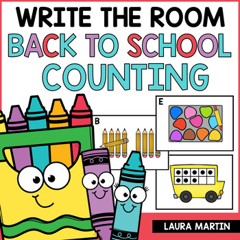 Preview of Back to School Count the Room - Counting Activities - Count Around the Room