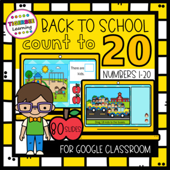 Preview of Back to School Count to 20 BUNDLE