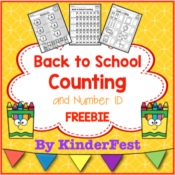 Preview of Back to School Counting - FREEBIE