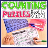 Back to School Counting Puzzles