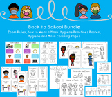Back to School Covid 19 Resources Bundle - Zoom Rules - Po