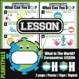 Back to School Covid Health 2 Page Lesson Posters Signs Di