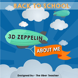 Back to School Craft - About Me Zeppelin