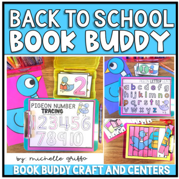 Preview of Back to School Craft  Book Buddy Activities Pigeon
