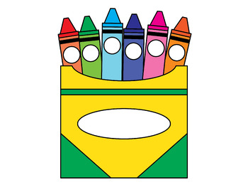 Crayon Box Name Craft, Back to School Craft