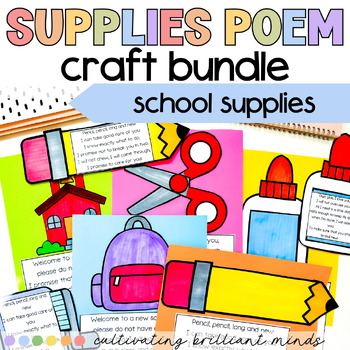 Preview of Back to School Crafts | School Supplies | First Week of School