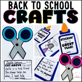 Back to School Crafts with Back to School Writing Activiti