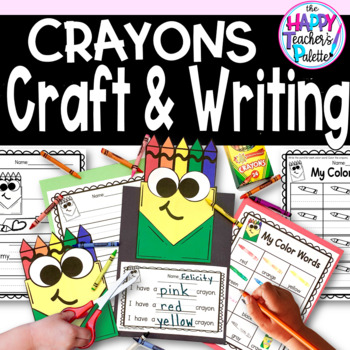 Preview of Back to School Crayons Writing Center Activity