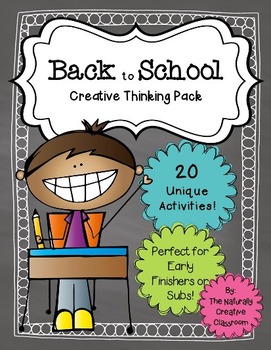 Preview of Back to School Activities Pack