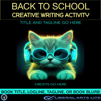 Preview of fun ela activities middle school, Back to School Creative Writing Activity