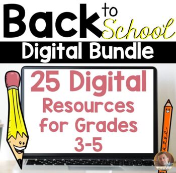Preview of Back to School DIGITAL Bundle for Google Classroom™ and Distance Learning