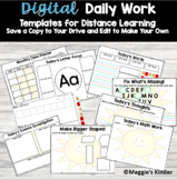 Back to School Daily Lesson Templates Google Slides
