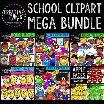 Preview of Back to School Dash: ($20.00 Value) {Creative Clips Clipart}