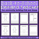 Back-to-School Design a Teacher