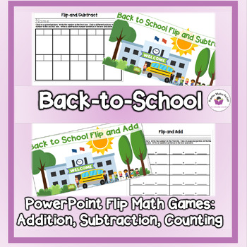 Preview of Back-to-School Differentiated Math Flip Games