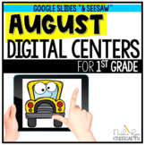 Back to School Digital Centers for 1st Grade | Distance Learning