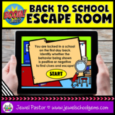 Back to School Digital Escape Room Boom Cards™ Positive & 