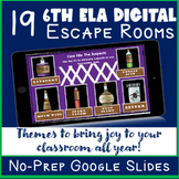 ELA Digital Escape Rooms: 6th Grade ELA & Critical Thinkin