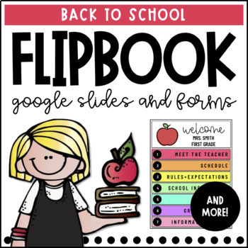 Back to School Flip book, Meet the Teacher